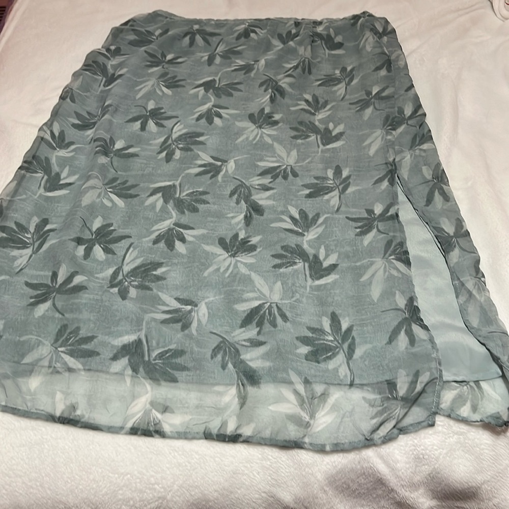 Light teal maxi skirt ♡